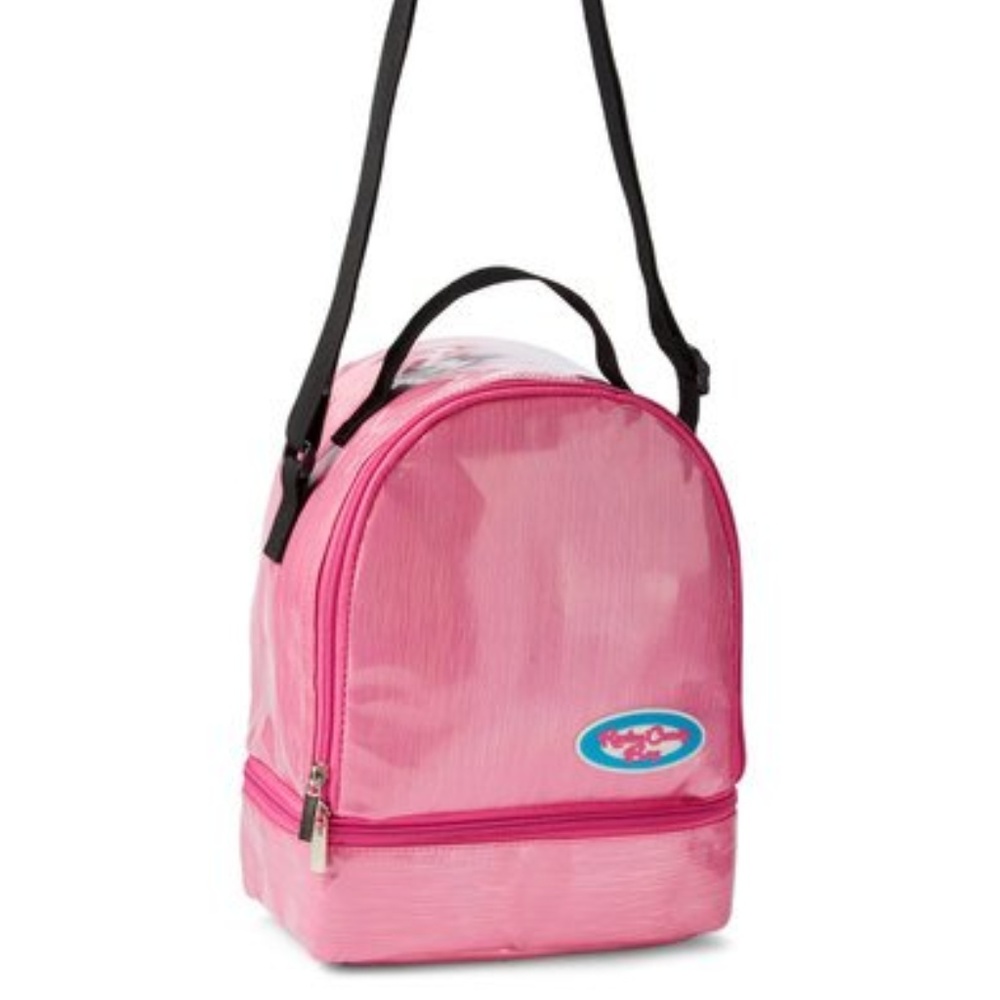 Pink Lunch Bag W/ Stickers